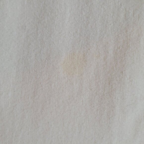 L.L. Bean Mock Neck Cream Long-Sleeve Cotton Shirt Size L - Picture 4 of 5